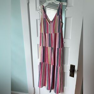 Marine Layer Corinne Tiered Maxi Dress - size small